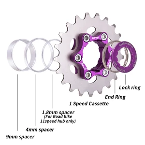 Bike wheel gear, CNC Free Wheel Tensor for Bicycle, MTB, 16T, 17t, 18t, 19T, 20t, 21t, 22T, Ztto, 23t, K7 6 Main Sales Wheel Wheel - №1
