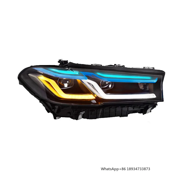 

High Quality Plug Play Front Bumper Headlights F10 F18 G30 G38 LED Headlamps Upgrade Laser Headlight for BMW 2021-2024