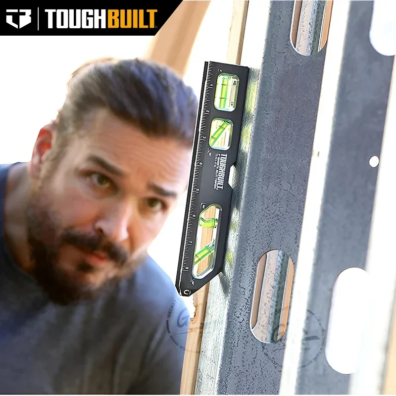 ToughBuilt 9-calowa magnetyczna poziomica torpedowa - (TB-H2-L-9T-M)