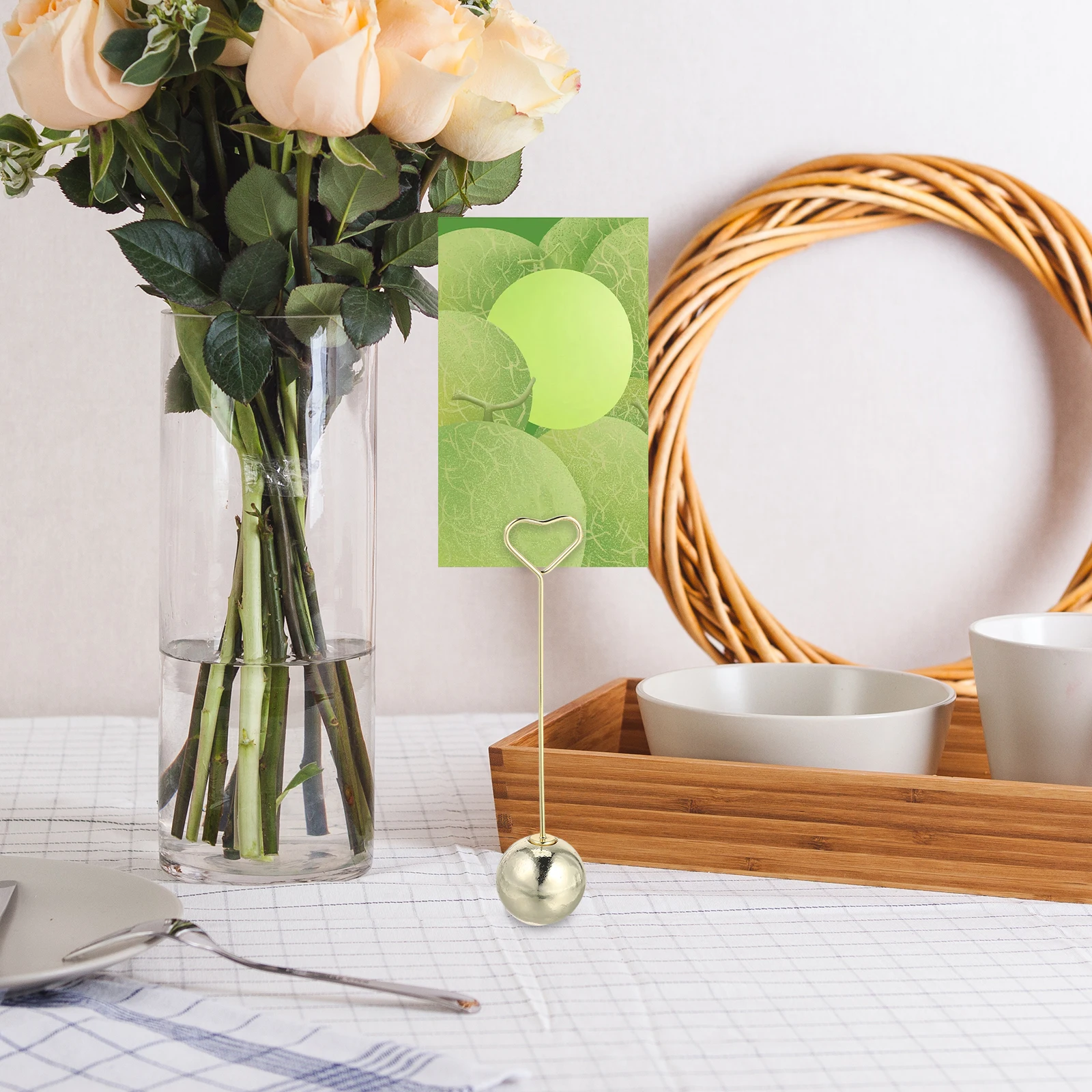 

Photo Clip Memo Metal Base Detachable Stand Stable Reliable Simple Stylish Photo Folder Reception Card Holder Wedding Table