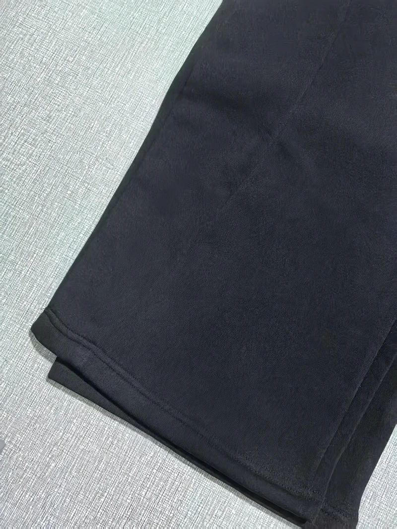 طقم سراويل رياضية شديدة التحمل بأرجل مستقيمة - بنطال حراري للشتاء/الربيع/الخريف مع خصر وجيوب برباط مطاطي #3