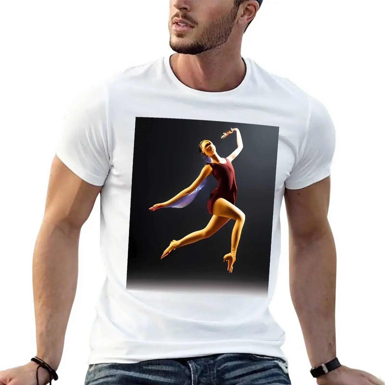 New Witness the Joyful Spirit of a Dancer T-Shirt designer shirts Short sleeve tee graphics men t shirt