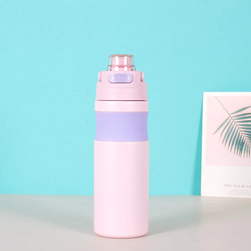

Stainless Steel Insulated Cup Vacuum Insulated Double Drinking Large Capacity Water Kettle 600ml with Handle Sports Water Cup