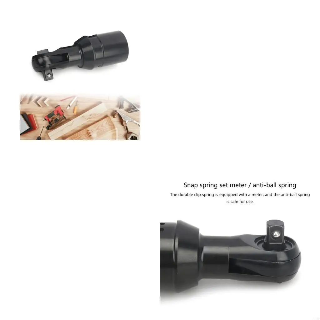 

Industrial Electric Ratchet Head 3/8 Inch Square Drives for Cordless Ratchet Wrench Part Replacement Efficient