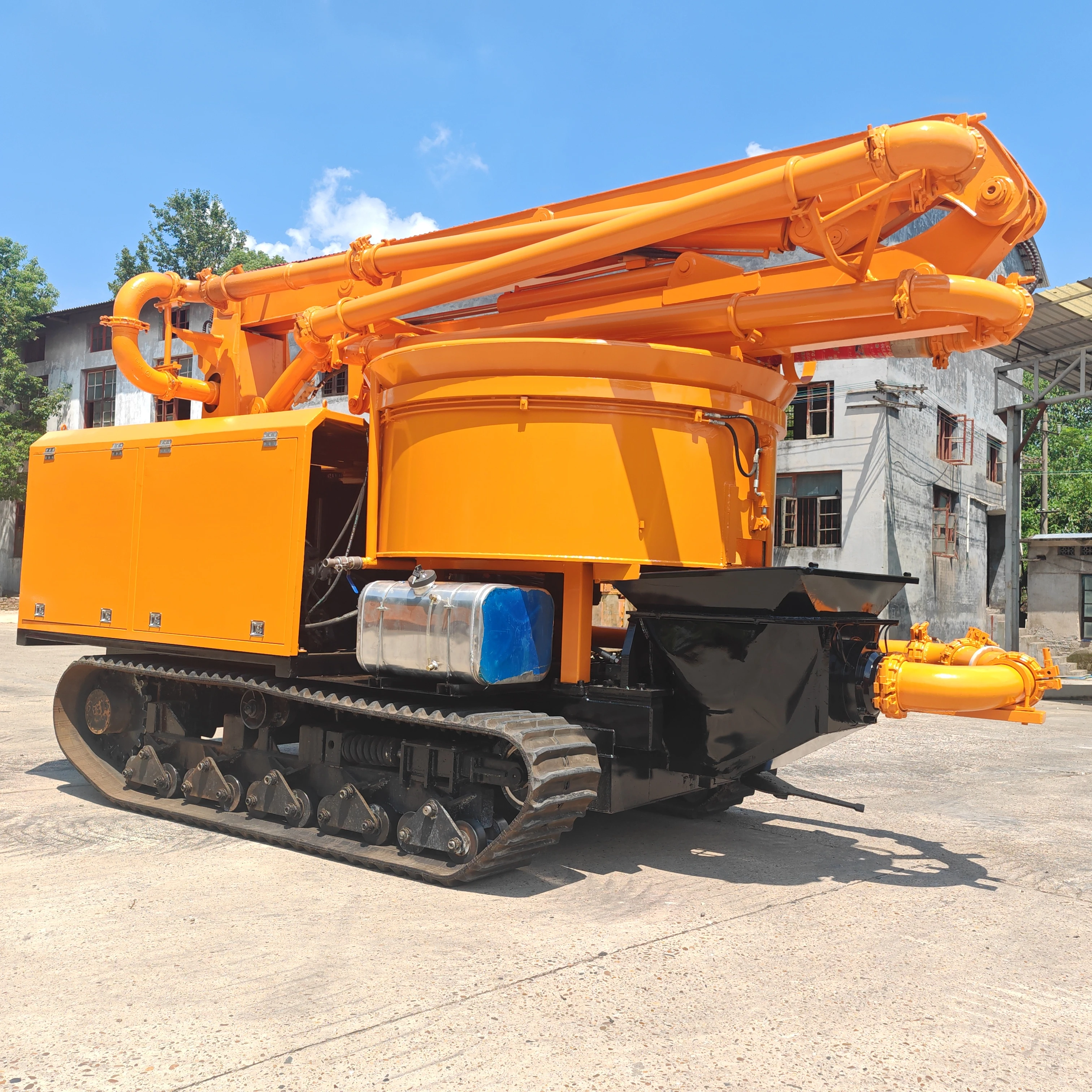 Hydraulic Concrete Pump Placing Boom Concrete Machinery