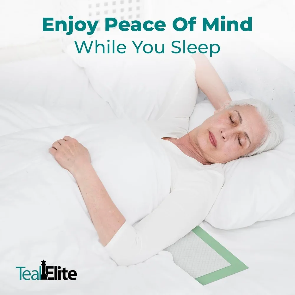 Mandrini assorbenti monouso per adulti 36 x 36, 50 pezzi - Cuscinetti letto extra large monouso per adulti, assorbenti per incontinenza super assorbenti