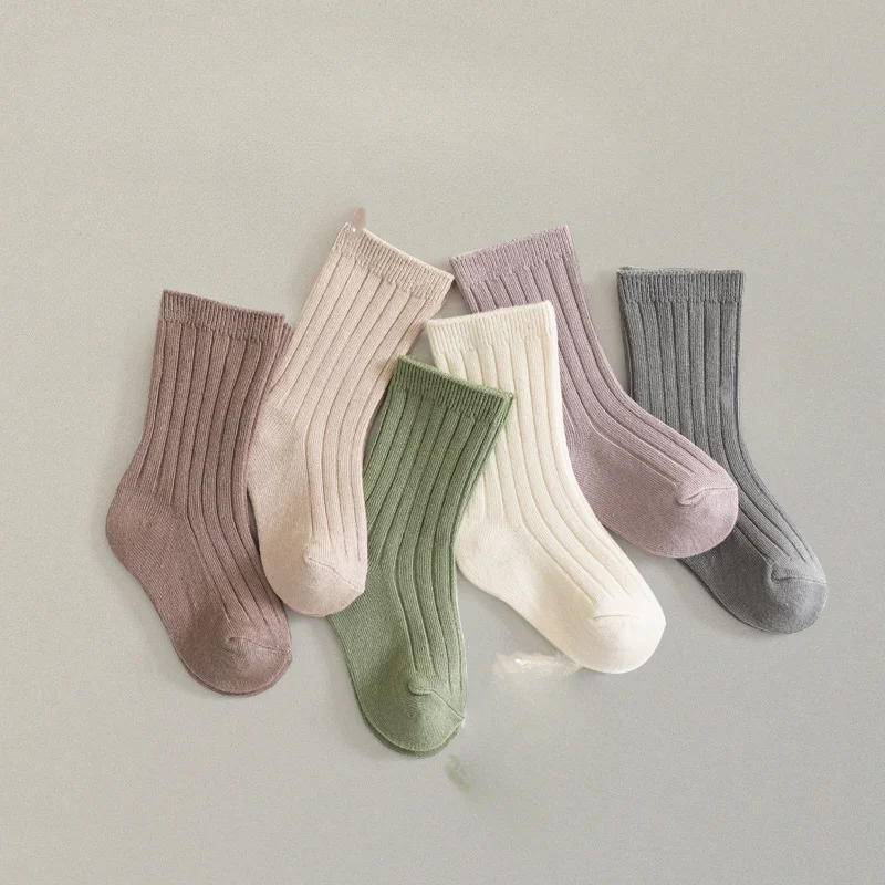 

0-5Years Kids Socks Spring Autumn Baby Girls Boys Socks Cotton Soft Children's Socks for Girls Boys 2024