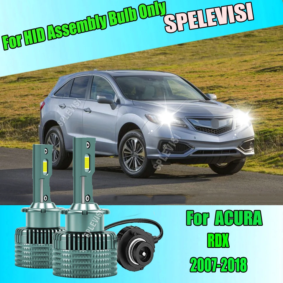 

6000K White Led D2S Headlight 24000LM 120W Auto Xenon Bulbs For ACURA RDX 2007 2008 2009 2010 2011 2012 2013 2014 2015 2016-2018