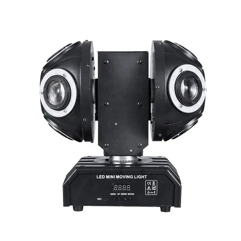 

Double arms double ball rotating head KTV bar stage light, colorful laser atmosphere voice control with beam of light