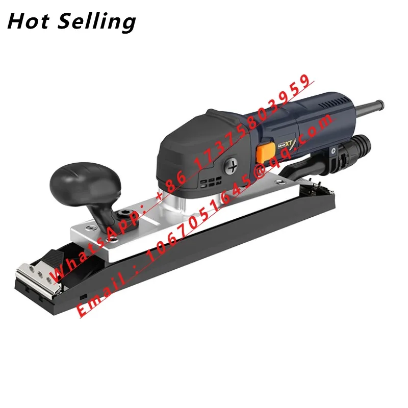 MAXXT 70x400mm Rectangular Dust-Free Electric Random Track Sander Eccentric Brush Design for Automotive Wood 220 Volt Industry