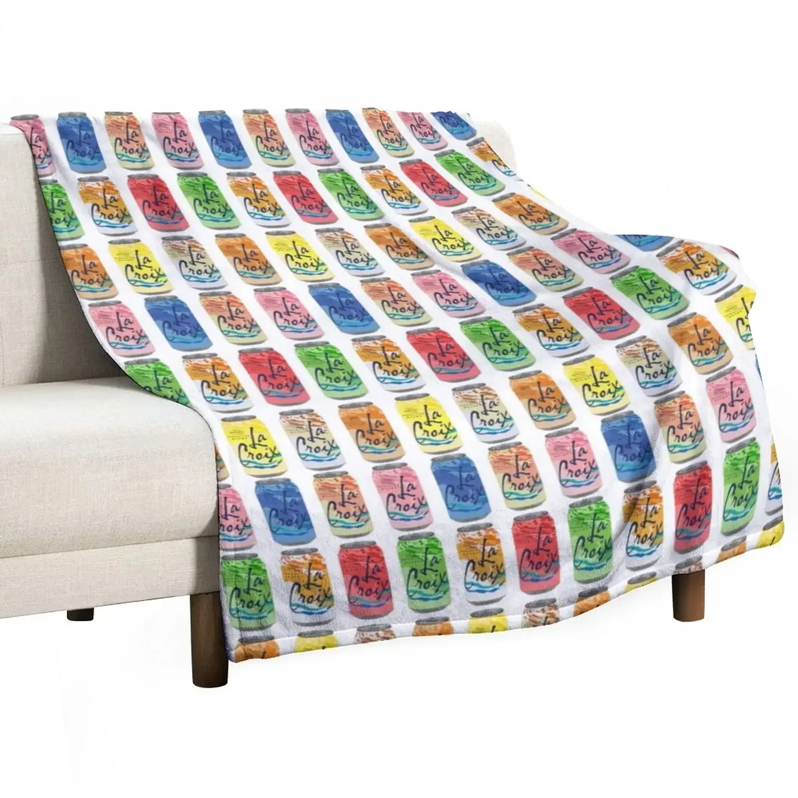 La croix pattern Throw Blanket Plaid on the sofa Baby Blankets