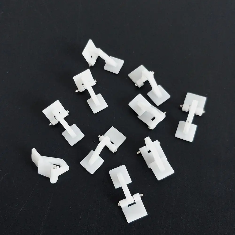 10Pcs  Hatch Door Canopy Hinge Connecting Adapting Hinges Adapter Mini Hatch Hinge  For Aileron Parts