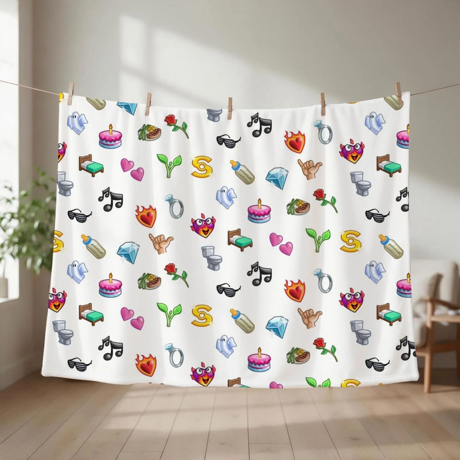 Sims Throw Blanket couch cozy soft plush fuzzy picnic outdoor blanket
