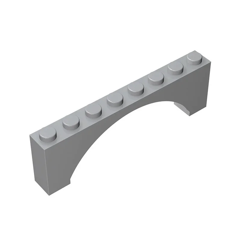 10 Stück MOC-Baustein Bogen 1x8x2, hohe Kompatibilität, 3308 16577, zusammenbaubares Partikel-Kinderspielzeug – Detail 1