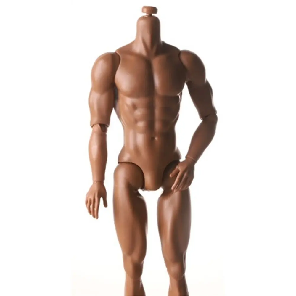 Play House 31cm Height 1/6 Male Body White Normal Tan Strong Man Male Model Joint Movable Replacement Action Figure Body DIY