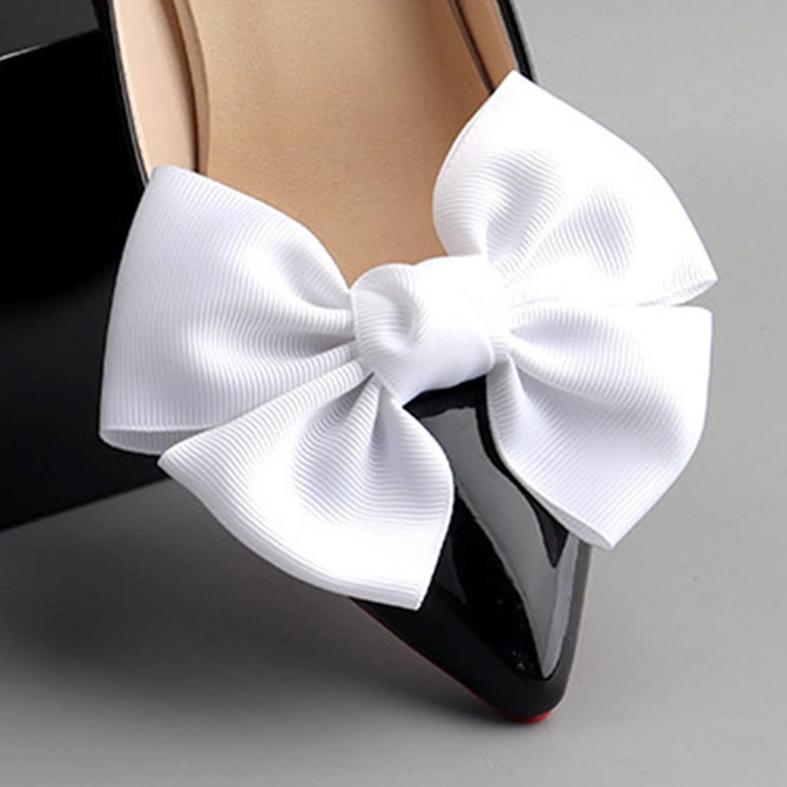 

Elegant Bowknot Shoes Buckle Versatile Wedding Dress Shoes Decoration for Marriage and Engagement Party