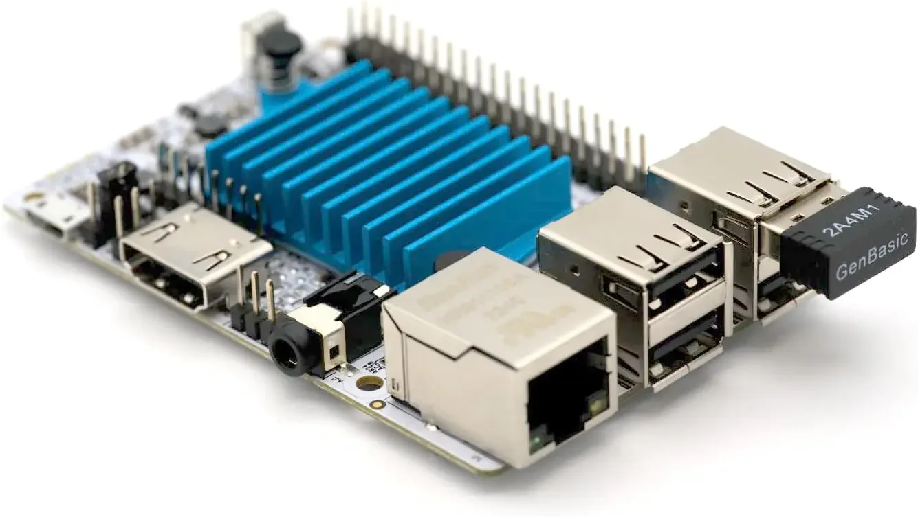 

Libre Computer Le Potato AML-S905X-CC Single Board Computer with Heatsink WiFi 4 Included