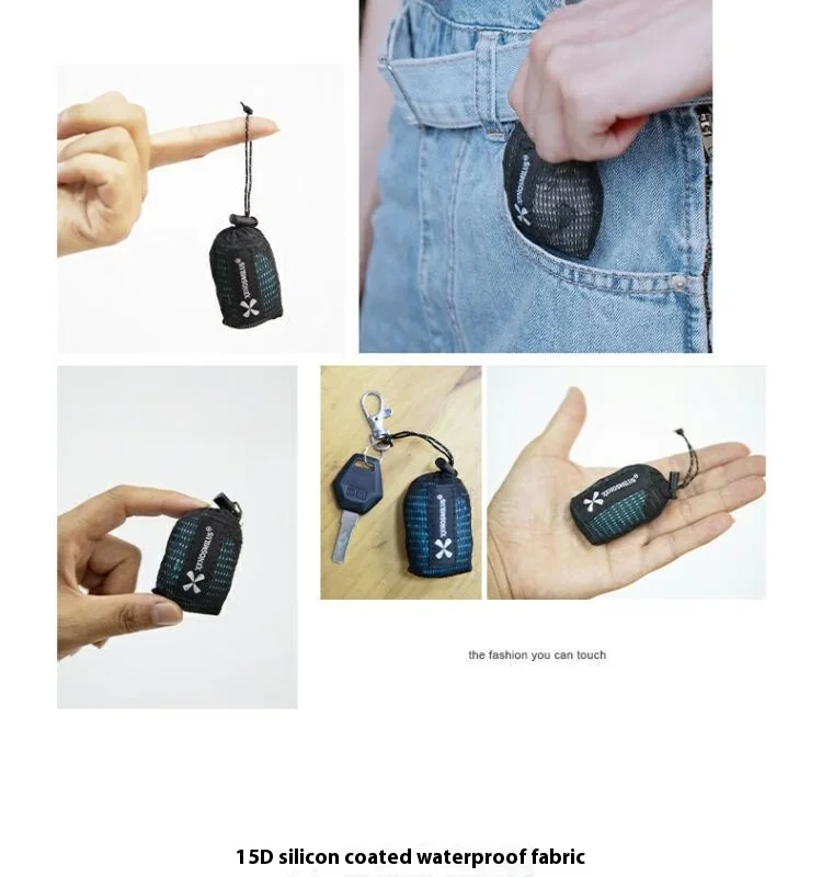 XENOSMILUS Mini Portable Eco-Friendly Shopping Bag, Lightweight and Waterproof, Ideal for Traveling, Storage and Shopping
