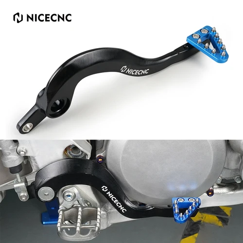 NICECNC para Yamaha WR250F 2015-2023 palanca de Pedal de freno trasero forjado punta ajustable para Yamaha YZ250F 2010-2023 YZ250FX 2015-2023