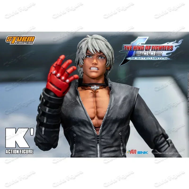 In Stock Original Storm Toys K' The King of Fighters 2002 Unlimited Match Movable Action Figure Anime Collectible Model Toy