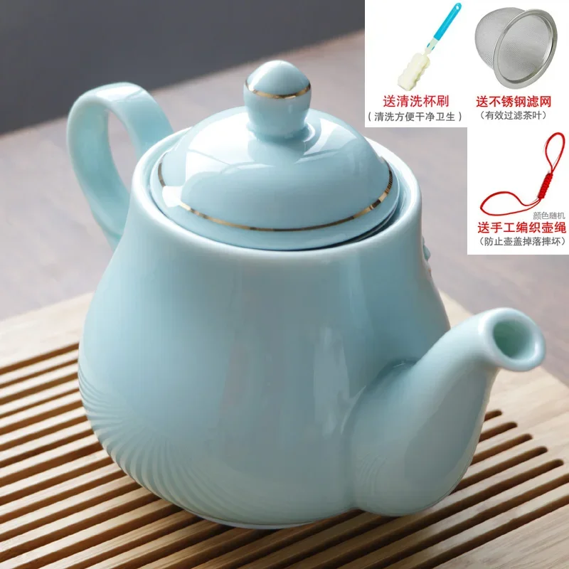 

Large Ceramic Teapot with Infuser for Loose Tea Chinese Container Porcelain Kung Fu Teapot Zaparzacze Do Herbaty Teaware BD50TT