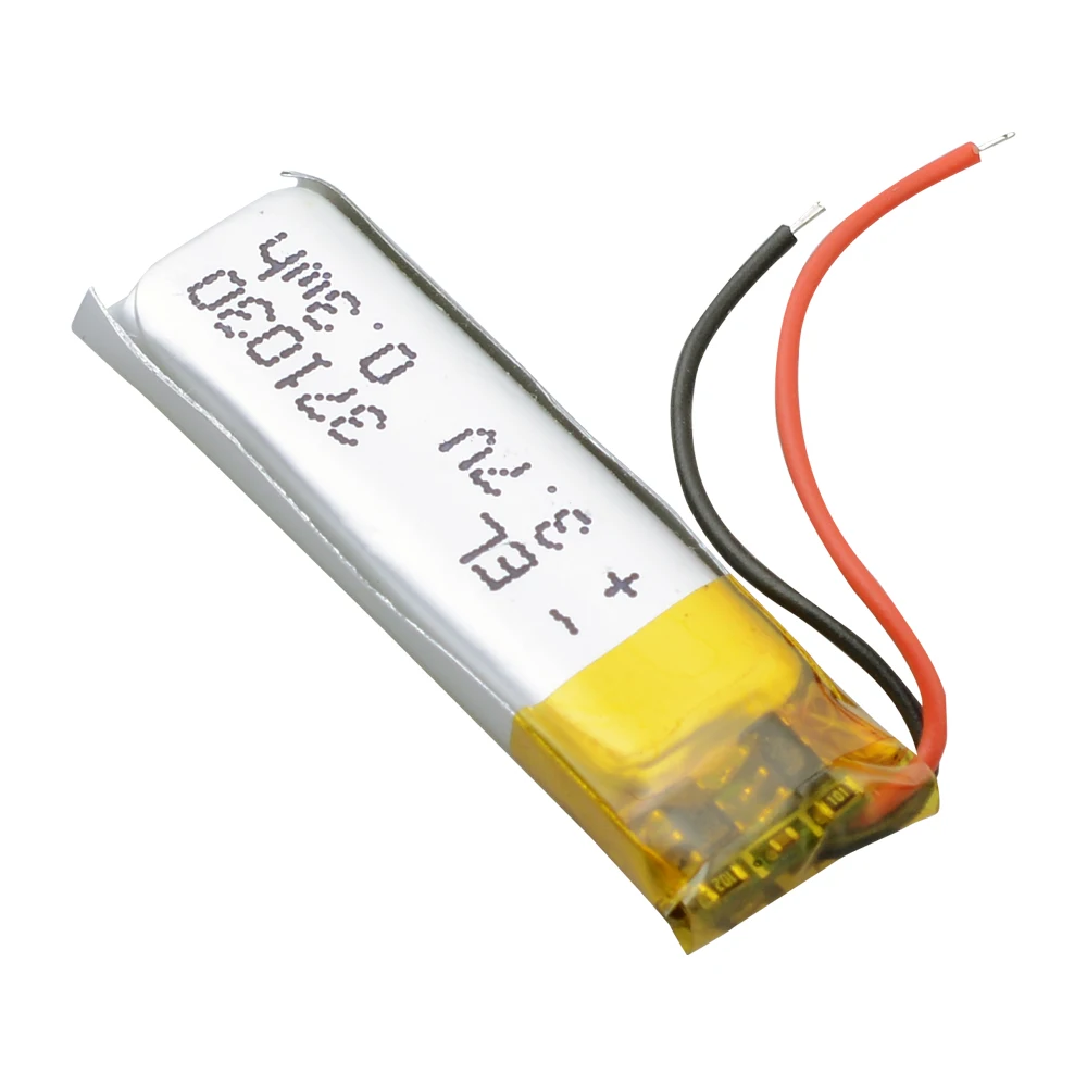 3,7 V 0,3 Wh 371030 401030   Baterías Lipo de batería de polímero de iones de litio recargables