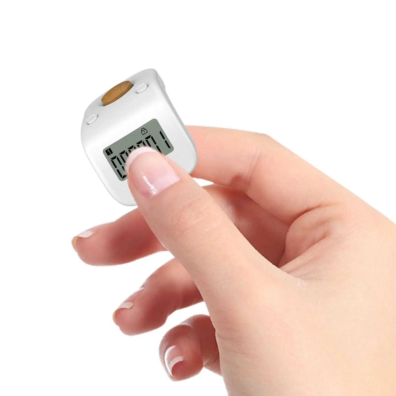 

Rechargeable Finger Counter Electronic Silent Digital Tally Clicker For People Counting Vehicle Entry Exit Monitoring