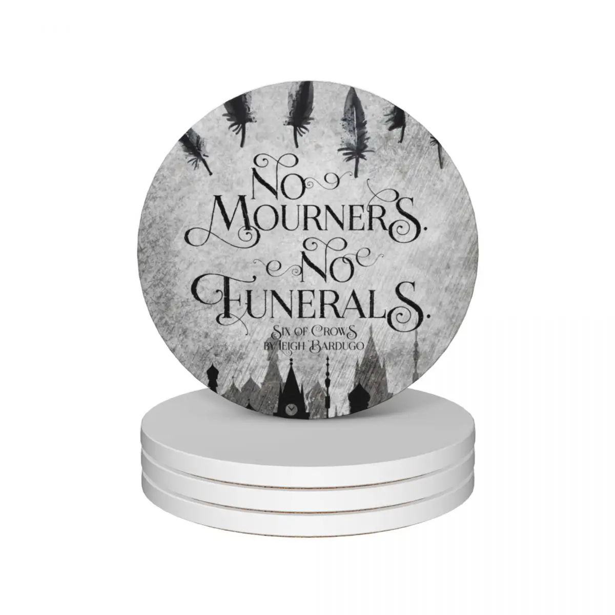 

No Mourners No Funerals Ceramic Coasters (Set of 4) drinks animal for drinks set Coasters