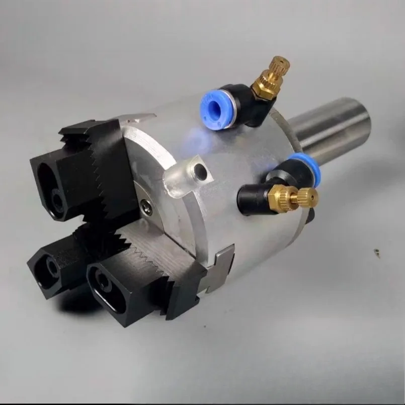 Pneumatic Puller Three-jaw Clamper Feeder Hexagonal Rod CNC Lathe Automatic Gripper