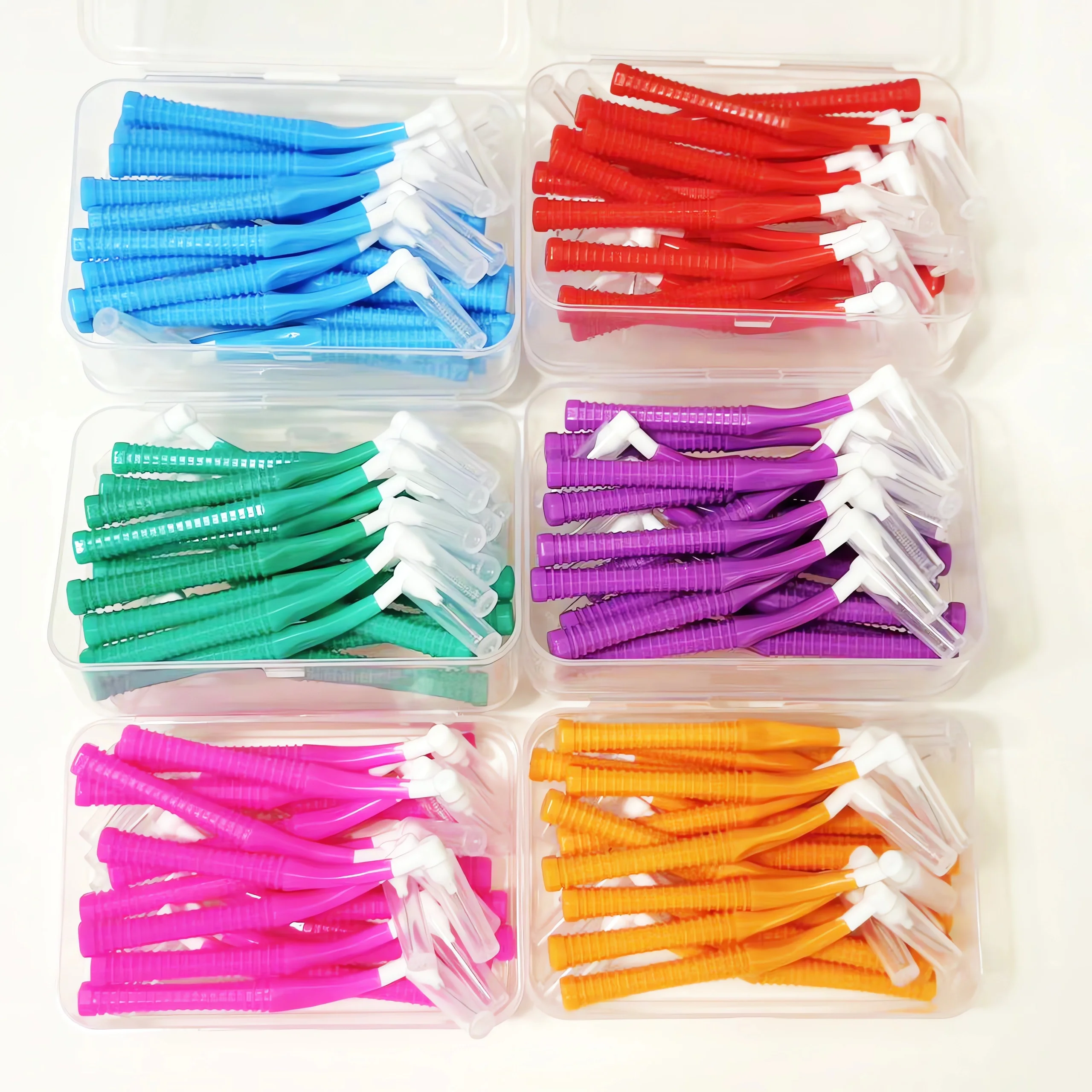 L type Toothbrush Interdental brush interchangeable interdental brush posterior interdental brush orthodontic toothbrush