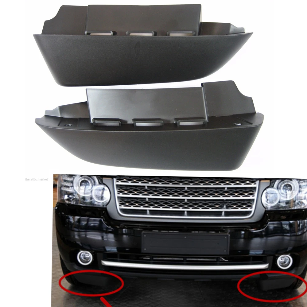 

For Land Rover Range Rover 2010-2012 LR020485 LR020486 Front Bumper Side Corner Cover Lower Spoier Splitter Lip Guard Skid Plate