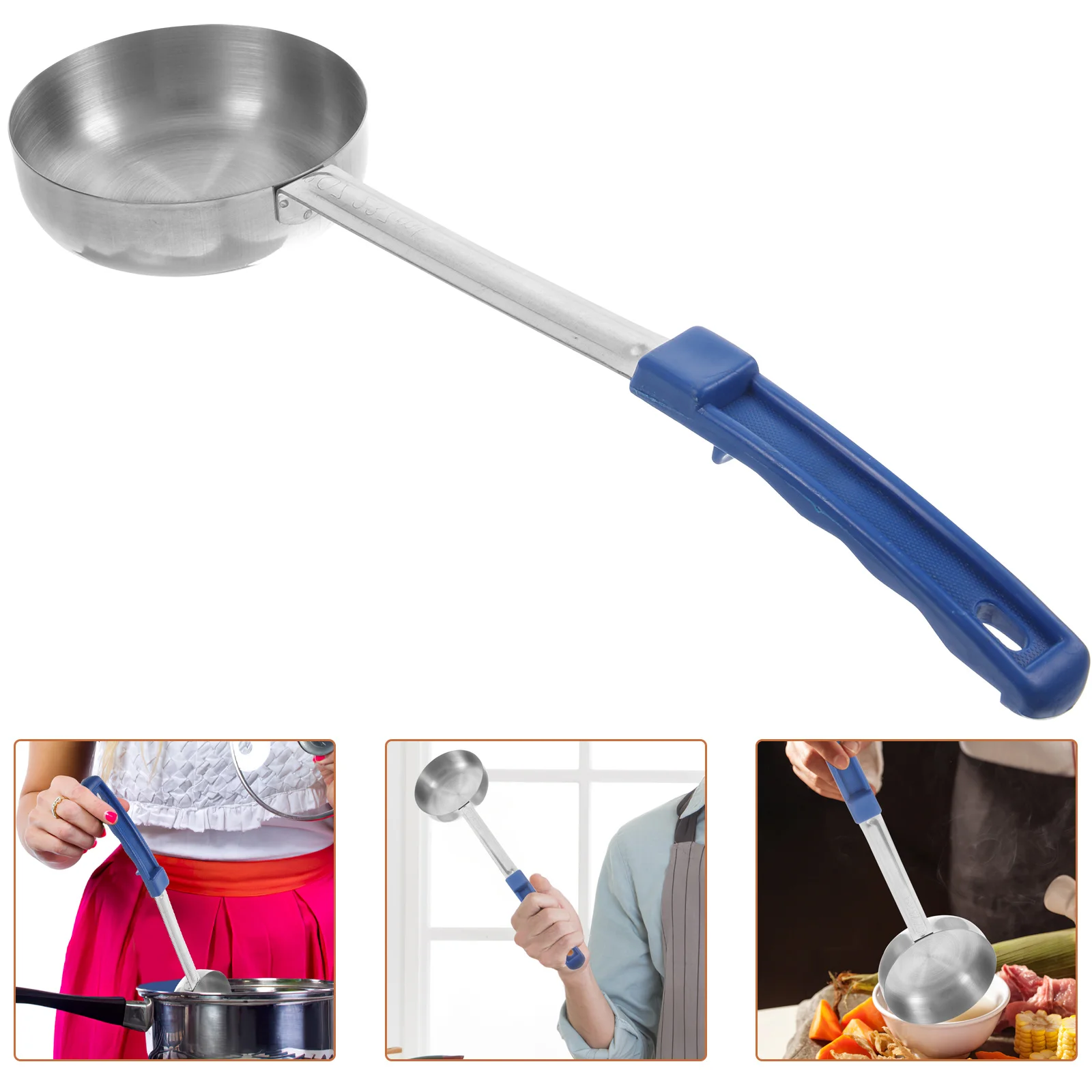 

Long Portion Control Serving Spoon Premium Portion Ladle Practical Serving Ladle for Precise Food Portioning Lightweight