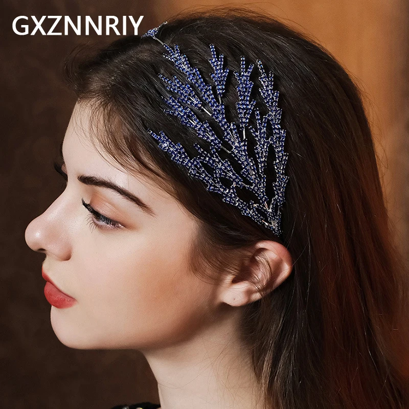 

Leaf Crystal Crown Bridal Rhinestone Tiaras and Crowns for Women Hair Accessories Party Wedding Hair Jewelry Prom Headpiece Gift