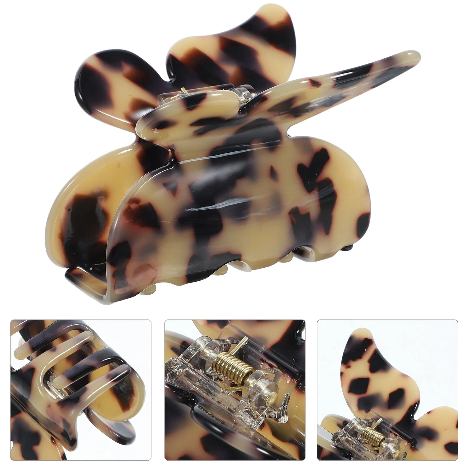 

Заколка-краб для волос в форме бабочки: элегантная, классическая, цветная, с прочным захватом, легкая, для повседневного использования, вечеринок, свадеб, аксессуар для волос.