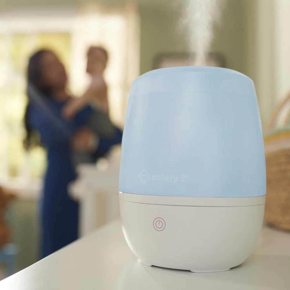 Umidificatore a nebbia fredda ad ultrasuoni senza filtro 360 °   Tappo nebulizzatore rotante Capacità 1,5 litri per piante da vivaio con spegnimento automatico a 3 livelli