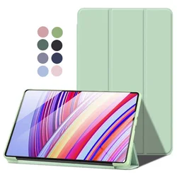 Case for Redmi Pad Pro 12.1 Inch PU Leather Flip Stand Soft TPU Back Cover for Xiaomi Poco Pad Tablet Case with Auto Sleep/Wake