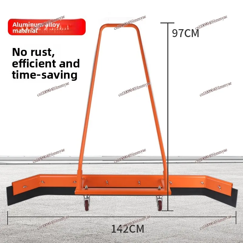 Court water pusher, floor scraper, ground dust shovel, aluminum alloy clean floor scraping
