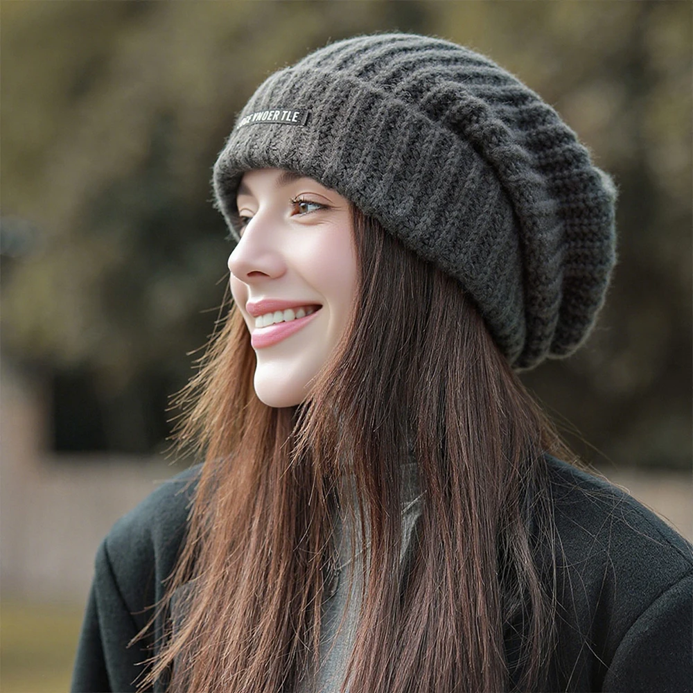 Yün Örgü Şapkalar Elastik Bere - Knit Beanie Hat Warm incelemesi ve fiyatı