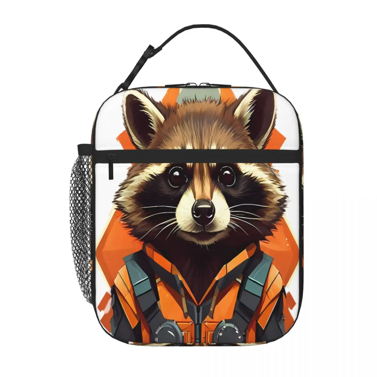 Bestselling Rocket Racoon V1 Unisex Reusable Lunch Bag Camping Meal Insulated Lunch Pouch