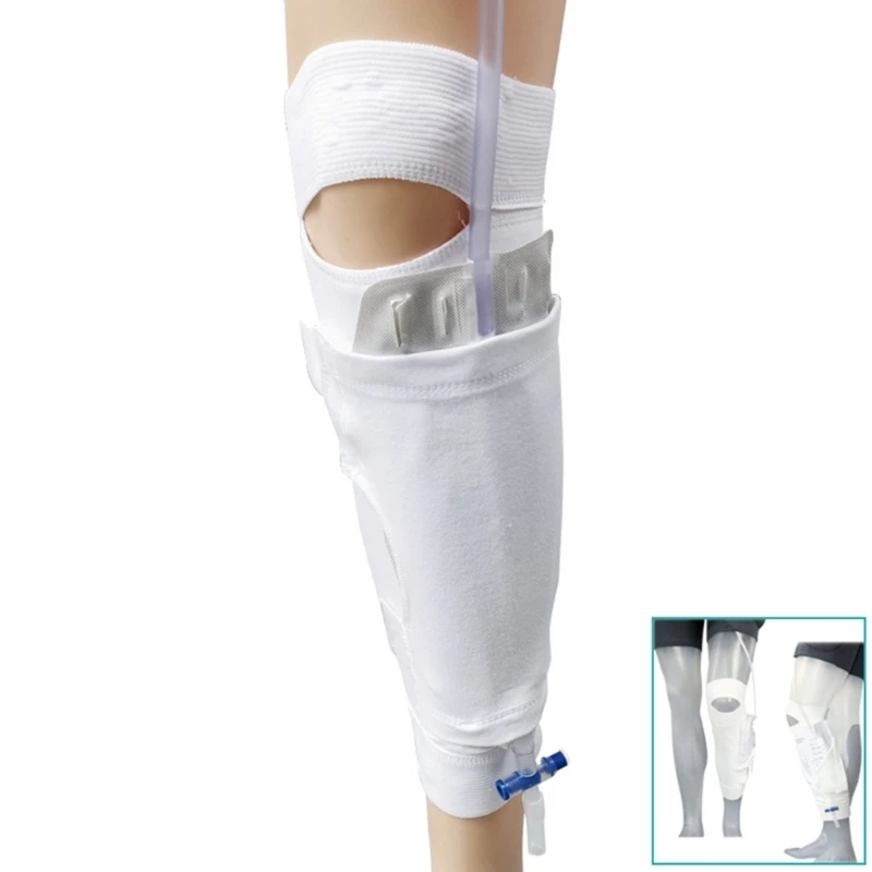 40JD Washable Leg Strap For Drainage Bag Prevents Leakage Urine Bag For Various Activities