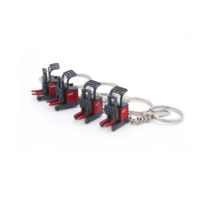 Simulation Mini Forklift Pendant Powerbest Battery Forklift Engineering Model Powerbest Forklift Keychain Alloy Imitation