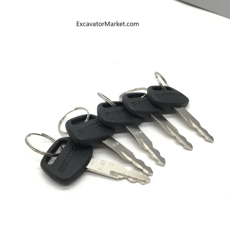 10 pieces Sumitomo Sh130/200/210/240 excavator accessories A2a2 A3 A5 ignition key side door key excavator accessories