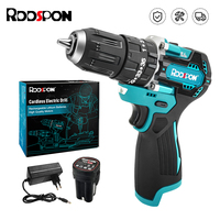 RDDSPON 18V Brushless Electric Drill Rechargeable Cordless Screwdriver 2 Speed Mini Wireless Driver DC Li-Ion Battery Power Tool