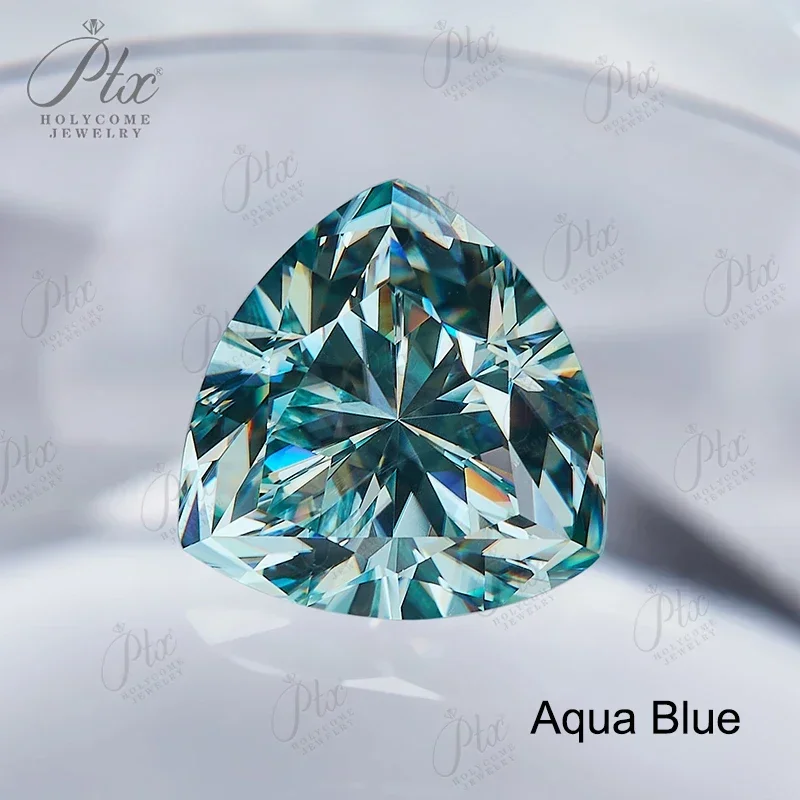 

Multicolor Trillion Shape Loose Moissanite Diamond Bead Lab Grown Wholesale Price Gemstone Making Engagement with GRA Certif