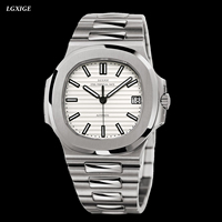 LGXIGE Automatic Self-Wind mens watches top brand luxury AAA watch men boys stainless steel watch dress business wristwatchs