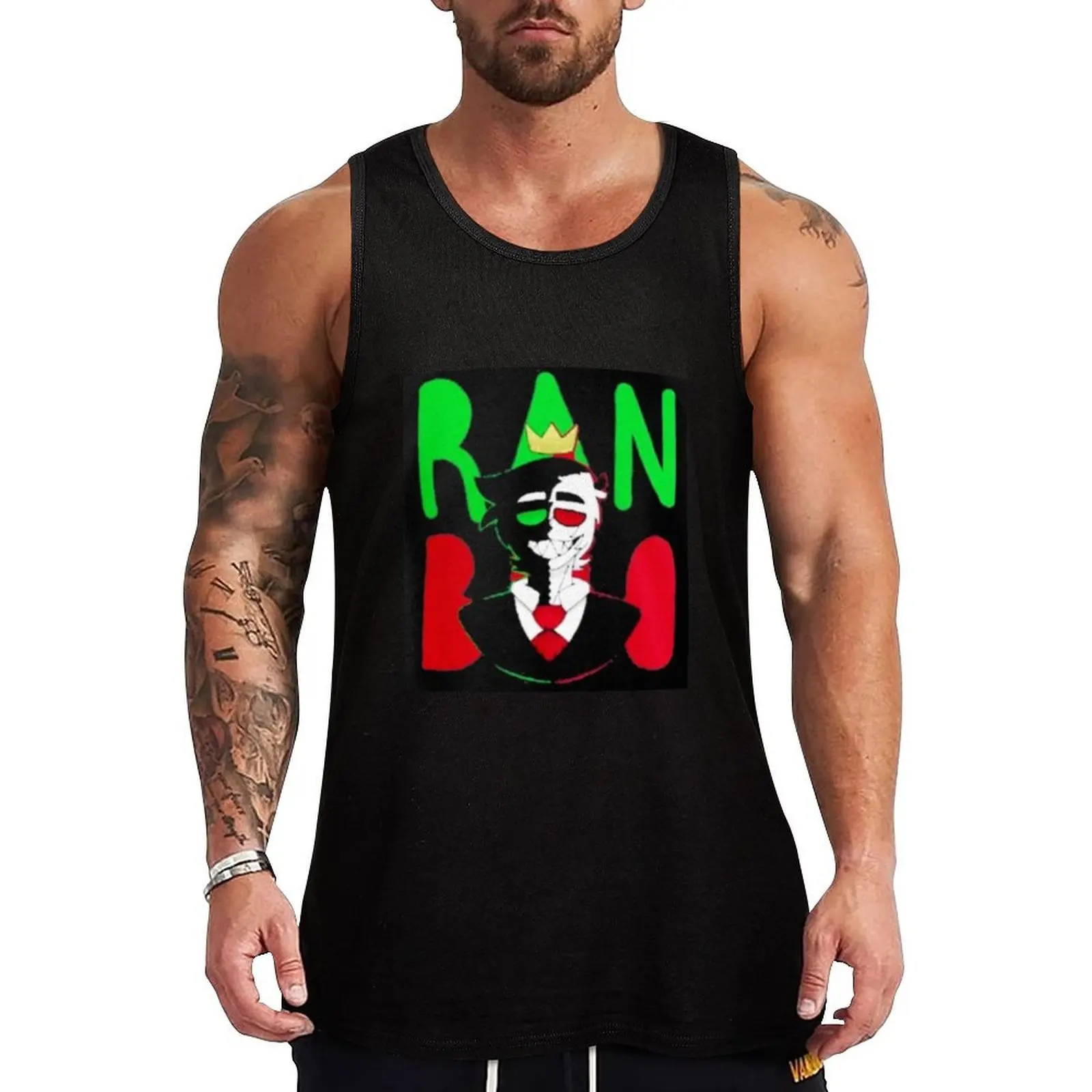 Ranboo Tank Top, хлопковые футболки, мужская спортивная рубашка без рукавов, мужская майка для фитнеса для мужчин