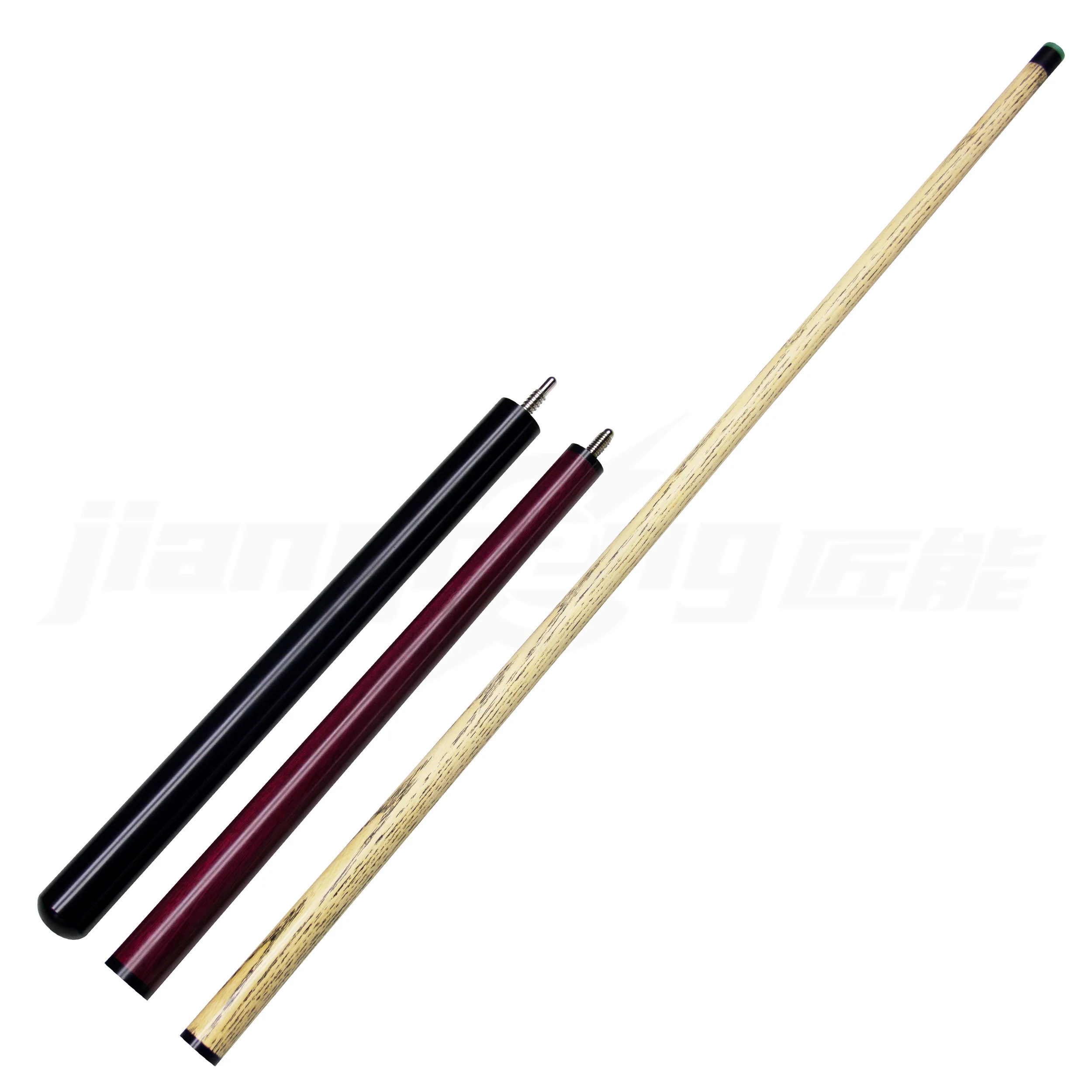 프로페셔널 레드 우드 점프 브레이크 당구 큐 13.5mm 듀얼 유즈 고강도 강력 브레이크/정밀 점프 큐 54.53인치 1/3 분할