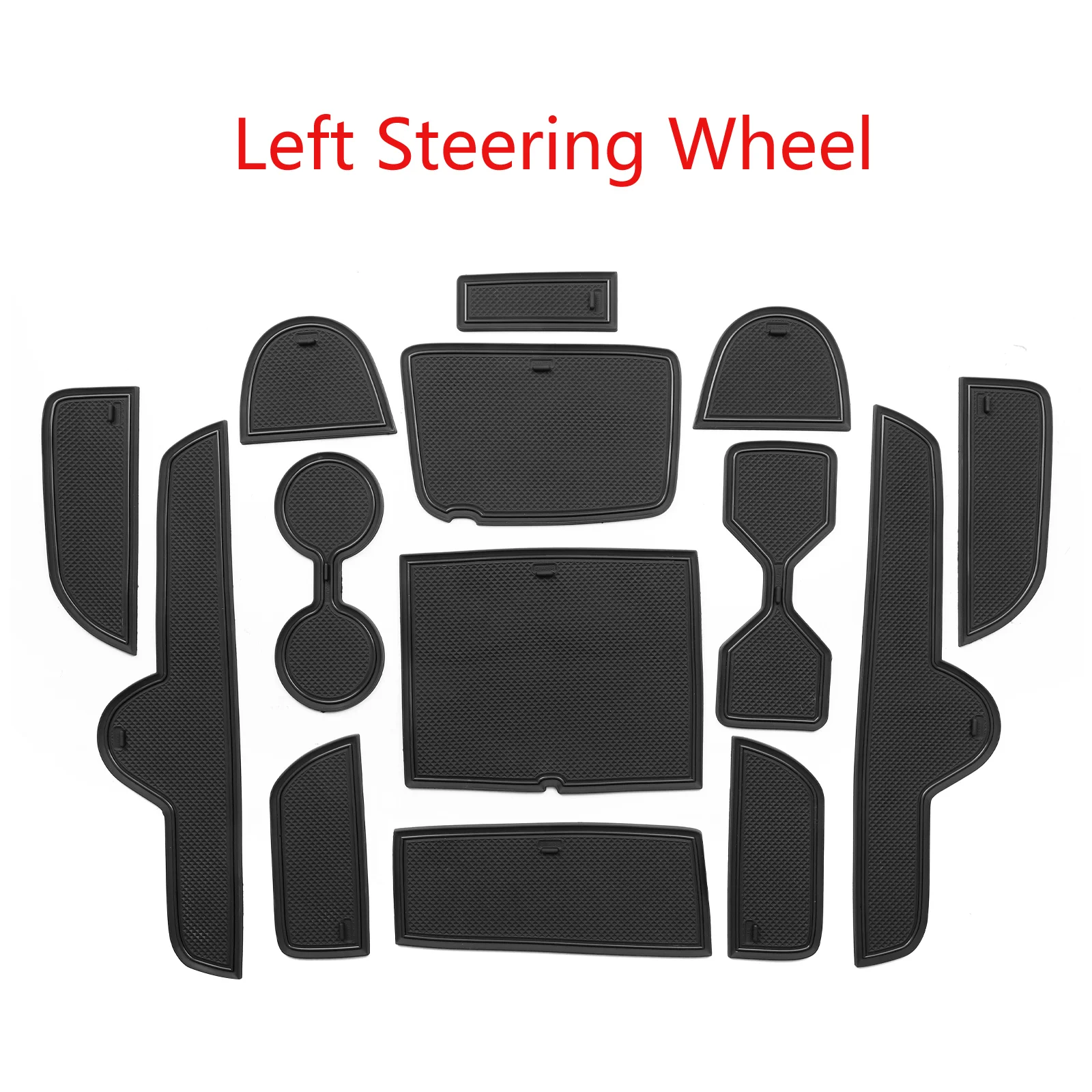 Smabee Anti-Slip Tor Slot Matte für Kia K3 FORTE Cerato 2021 - 2023 GT Nicht-Slip Tür nut Pad Tasse Halter Innen Zubehör