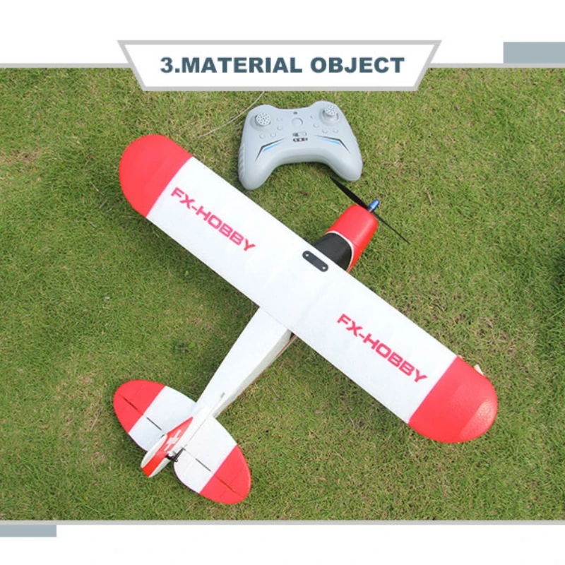 Electronic Remote Control J3 Rc Plane 2.4ghz 3ch Fx9603 Epp 520mm Fixed Wingspan Rc Glider Aircraft Toy For Boys Children's Gift