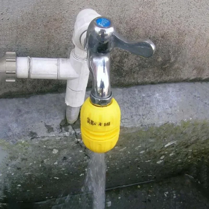 

1/2" 3/4" Garden Water Pipe Connector Faucet Locker Faucet Universal Connector